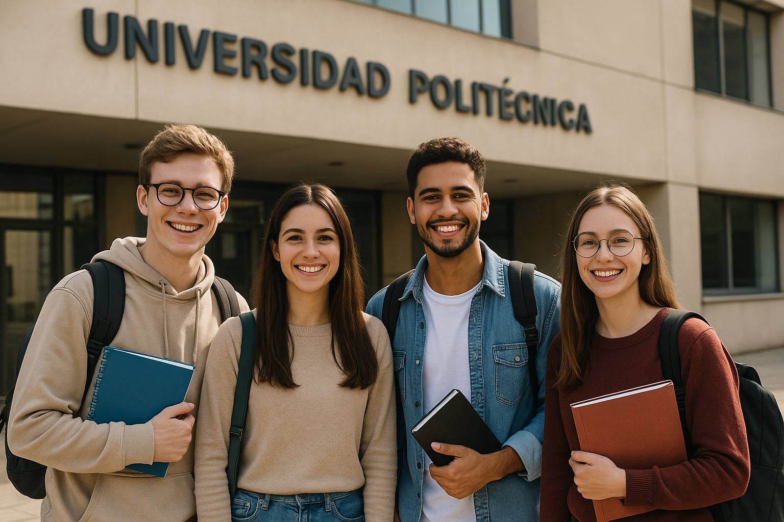 Grupo de estudiantes Universidad Politécnica